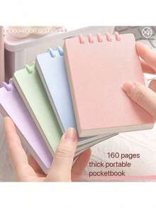 A7 Slim Loose-Leaf Notebook For Everyday Use - Small, Mini, Word Pocket Notebook With High Appearance Level, Portable Desk Accessory, Fashionable Compact Journal For Notes, Sketches, And Travel, Cover, Premium Paper, Ideal Gift, Yet Classic Studio-Style Writing Pad, Perfect For On-The-Go Organization - Multicolor - View 9
