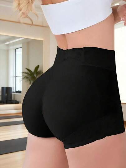 Ropa interior deportiva y moldeadora de cintura alta para mujeres, un estilo talla grande vendido que levanta el trasero, aplana el abdomen y ajusta el Body.