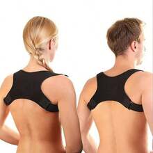 A Unisex Item Suitable For Both Men And Women In Autumn And Winter Seasons,Adjustable, Breathable Back Support Brace - Seamless Upper Back, Spine, Neck And Shoulder Support - Suitable For Daily Wear, Clavicle Stabilization - Optimizes Posture, Suitable For Vests, Training Outfits, Tops, Running, Office And Daily Posture, Sturdy Structure, Comfortable Fit, Active Lifestyle - Multicolor - View 4