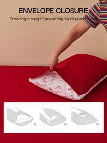 Juego de sábana ajustada, protector de colchón, 2/3 piezas con estampado de bastón de caramelo, se ajusta a camas individuales, dobles, queen y king de 9-12 pulgadas de profundidad, lavable a máquina, apto para el hogar y dormitorio, certificado Oeko-Tex - Multicolor - Ver 6
