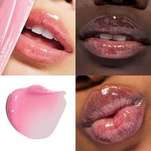أحمر شفاه مرطب عالي اللمعان يرطب الشفاه، يقلل من خطوط الشفاه، ويعيد الرطوبة على الفور، بلسم شفاه نباتي طبيعي لرطوبة فورية، مكونات نباتية، يهدئ ويلين الشفاه الجافة والمتشققة. هدية عيد ميلاد أو عيد الميلاد مثالية، أو أساسي للحفلات