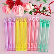 Creative Heart Bubble Sticks (Empty Bottles) 10/20/40/60pcs Colorful Portable Test Tube Empty Tubes Wedding Bubble Tubes Birthday Party Decoration (Bubble Liquid Not Included) - Multicolor - View 5