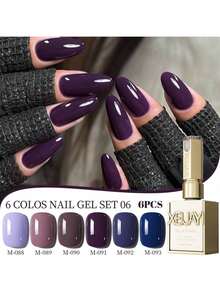 XEIJAYI 15ML 6-Color Nail Gel Polish  - Vibrant Long-Lasting Gel Colors For Women's Salon & DIY Manicure, Professional LED Cure With Chip-Resistant & Glossy Finish, Perfect Gift For Nail Art Lovers - 彩色 - 查看 12