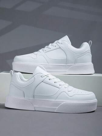 Erkek Günlük Patchwork Gri Spor Ayakkabılar, Romantik Üniversite Stili Alçak Topuklu Günlük Ayakkabılar, Şık Açık Hava Yürüyüş Çift Ayakkabıları