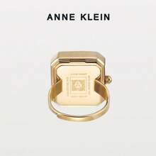 ANNE KLEIN Women's Watch And Ring Set, Adjustable Ring (Size 4-11), Gold-Tone Square Watch With Crystal Bar Indexes, Pink & Gold Fashion Jewelry Set - one-size - View 4