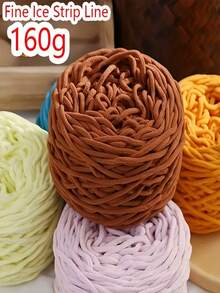 160g Garn-Bälle in mittlerer Stärke in 40 weichen & leuchtenden Farben, glatte Textur geeignet für Häkeln, Stricken, Decken, Pantoffeln, Taschen - ideal für Anfänger & Experten, langanhaltend & einfach zu verwenden (Mehrfarbige Optionen)