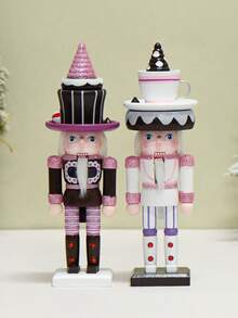 25cm Nutcracker Soldier Home Decor Wooden Nutcracker Doll Christmas Decoration, European Style New Nutcracker Hanging Ornament Cartoon Plush Doll, 10in Factory Direct Christmas Decoration Nutcracker Soldier Christmas Gift Christmas Decorations Home Christmas Gifts Christmas Decor - Multicolor - View 4