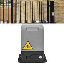 Abridor de puerta corredera inteligente de 370 W, automático, para villas, con capacidad de carga de 800 kg, 220 V - Gris - Ver 4