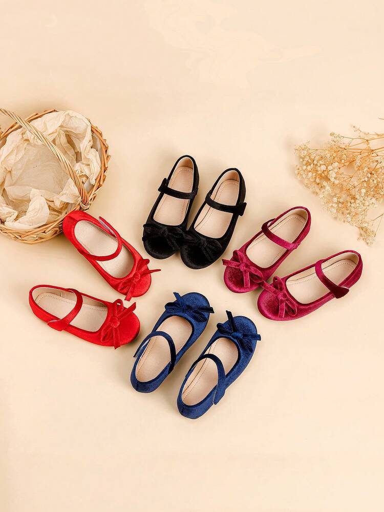 新款女童舒适软底休闲平底鞋，时尚 - 黑色 - 查看 5