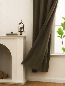 Luxury Glow Faux Silk Curtain Panel-1 Panel, 8 Grommets, 14 Colors, Elegant & Light Filtering  54 X 84 Inches - Grey - View 5