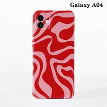 1pc Minimalist Asymmetrical Patchwork Pattern Glossy Hard Shell Phone Case, Suitable For IPhone 11/12/13/14/15/16 Pro Max