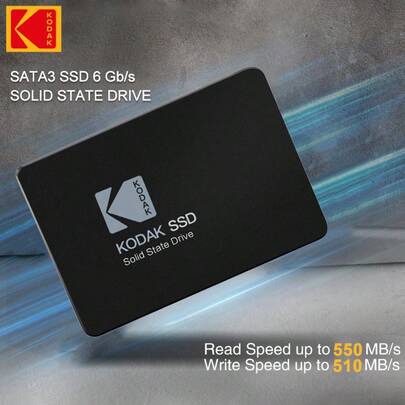 Kodak Kodak SSD SATA3 Hard Disk 1tb 512gb 256gb 128gb Internal Solid State Drive 2.5'' 6Gb/S Hard Drives For Desktop Laptop