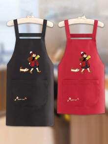 Waterproof Apron For Women, Cute Style, Durable And Stain-Resistant, Suitable For Household Use - Multicolor - View 3