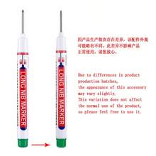 4 支防水耐用长头永久性记号笔，2 厘米/0.78 英寸金属笔尖，适用于木工、浴室和装饰 - 黑色、蓝色、红色、绿色 - 彩色 - 查看 7