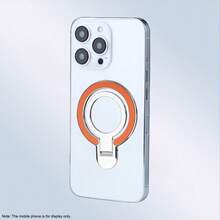 1 قطعة حامل خاتم للأصبع فائق النحافة بتصميم لاصق ذاتي، شعور مستدير، حامل هاتف محمول قابل للطي. قطعة مغناطيسية على شكل حرف C يمكن استخدامها مع الملحقات المغناطيسية، تصميم قابل للطي لا يشغل مساحة، حامل وزينة للهاتف الذكي - متعدد الألوان - مشاهدة 16