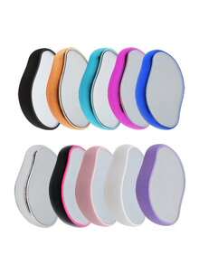 Removedor de pelo de cristal mágico, herramienta de depilación física indolora, borrador de pelo de cristal, epilador indoloro, fácil de limpiar, reutilizable, piedra de depilación indolora para brazos y piernas de mujeres, afeitadora de cristal perfecta y reutilizable