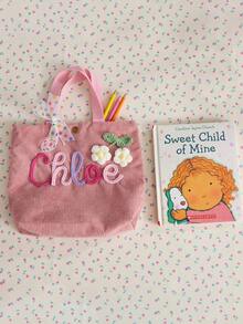 1pc Customized Christmas Children's Handbag, Personalized Handbag, Customized Children's Coin Purse, Back To School Or Birthday Gift, Baby Shower Gift, Customized Gift, Customized Christmas Gift, New Year Gift - Multicolor - View 4