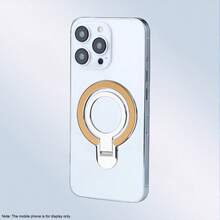 1 قطعة حامل خاتم للأصبع فائق النحافة بتصميم لاصق ذاتي، شعور مستدير، حامل هاتف محمول قابل للطي. قطعة مغناطيسية على شكل حرف C يمكن استخدامها مع الملحقات المغناطيسية، تصميم قابل للطي لا يشغل مساحة، حامل وزينة للهاتف الذكي - متعدد الألوان - مشاهدة 12