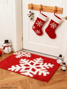 1 pezzo Tappeto in peluche rosso natalizio, calpestarlo ti immergerà nell'atmosfera natalizia! La superficie morbida e soffice del tappeto sembra come camminare su una nuvola. Usalo durante il periodo natalizio e i tuoi piedi saranno caldi e la tua casa diventerà accogliente e festiva. Il materiale morbido offre una piacevole sensazione sotto i piedi, adatto per soggiorno, camera da letto, zerbino, piccolo tappeto, zerbino di benvenuto, tappetino per pavimento, zerbino per porta d'ingresso, tappeto da cucina, decorazione per la casa, zerbino per porta d'ingresso, tappeto d'area, tappeto da esterno, decorazione per la casa, tappeto d'area, tappeto da giardino, lavabile in lavatrice.