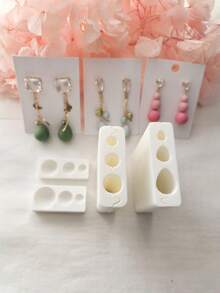 3D Lrregular Ellipsoid Polymer Clay Cutting Molds Cutters Shape For DlY Earrings Jewelry Decoration Making