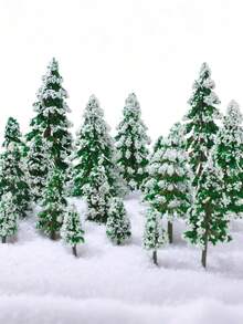 10 pezzi Alberi di pino innevati in miniatura da 5 cm/1,9 pollici a 7 cm/2,8 pollici, piccoli alberi di Natale simulati di pino Norby, alberi di Natale artificiali verdi, alberi di pino innevati con fiocchi di neve, decorazioni natalizie, alberi di pino invernali in miniatura per decorazioni per la casa, per decorazioni natalizie, decorazioni per micropaesaggi, esposizione da tavolo, forniture per feste di Natale