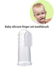 6 Stück Baby transparente Fingerzahnbürste, Kinder weiche Silikon Fingerschutz Zahnbürste, Baby Baby Baby Zähne Bürste - Weiche Baby Zahnbürste - Ideal für Zahnen und Mundreinigung - Toll für Kinder und Babys, Bestes Geschenk für Babys, Babyartikel