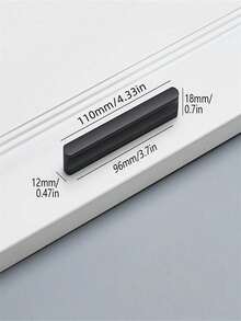 Solid Aluminum Cabinet & Drawer Long Pull Handles, Black And Gold Color For Furniture, Kitchen Cabinets - Multicolor - View 13