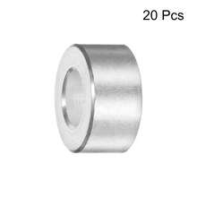 uxcell アルミガスケット 5 ミリメートル穴径 10 ミリメートル外径 5 ミリメートル長ネジブラケット脱落プレイン加工ラウンドガスケット M5 ネジロッド 20 個セット - 1 - チェックする 4