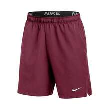 Nike Men's Dri-Fit Flex Woven Short 7" - 栗色隊 - 查看 1