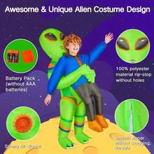 Disfraces Inflables de Alien para AdultosAdolescentesNios, Disfraz Inflable de Abduccin Alien, Divertidos Disfraces Inflables de Halloween para de Cosplay - adolescentes - Ver 4