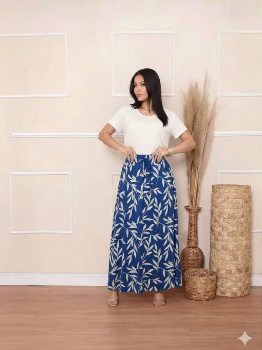 Women Skirts - Blue - View 1