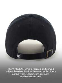 New Era 纽约黑色 47 清理 47 清理所有 - 黑色 - 查看 4