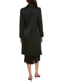 Elie Tahari The Bailey Embroidered Coat - Black - View 3