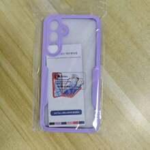 Hadaasi 1pc Soft TPU Bumper + Hard PC Back 2-In-1 Full Coverage Transparent Phone Case With Front Screen Protector, Compatible With IPhone 17 Pro/17 Pro Max/Air/17/16/16E/16 Pro Max/15/14/13/12/11 Pro Max/Plus/SE2/SE3, Galaxy M36/S25 FE, 12/13C/12C/Note 12 Pro/NOTE14 PRO+/NOTE13 PRO/NOTE13 PRO+, POCO M6 PRO, Reno14 Pro/Reno14 F, Hot 60 Pro/Hot 60 Pro+ - Mauve Purple - View 91