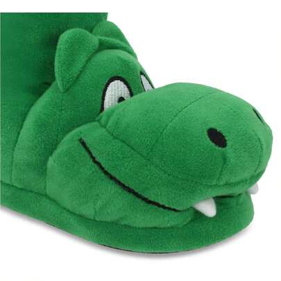 CKLASS Pantufla Dinosaurio Niño Color Verde Textil 745-05