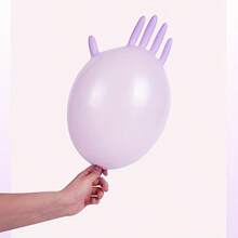 100只紫色丁腈一次性手套，适用于厨房、纹身店、美发沙龙、宠物美容和美甲沙龙。无粉、舒适、耐用的一次性手套，是家庭清洁和卫生的理想之选。（不含包装盒） - 淡紫色 - 查看 8