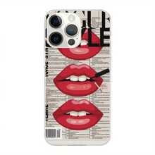 El caso de grafiti más nuevo para modelos de  del 11 al 16, con material TPU para protección contra caídas. Esta funda de teléfono elegante muestra diseños frescos, ofrece protección completa para el teléfono, es ligera y delgada, enfatiza la individualidad y muestra un toque artístico único, lo que la convierte en una opción de moda. - Multicolor - Ver 1