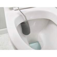 Joseph Joseph Toilet Brush With Slim Holder Flexible Anti-Drip, Grey/White - 灰色/白色 - 查看 2