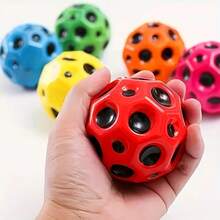 Moon Shape High Bouncing Ball - Outdoor Sports Game Supplies - Red 1 Pc - View 4