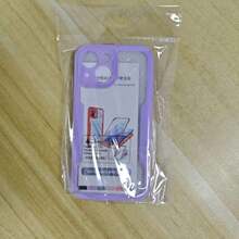 Hadaasi 1pc Soft TPU Bumper + Hard PC Back 2-In-1 Full Coverage Transparent Phone Case With Front Screen Protector, Compatible With IPhone 17 Pro/17 Pro Max/Air/17/16/16E/16 Pro Max/15/14/13/12/11 Pro Max/Plus/SE2/SE3, Galaxy M36/S25 FE, 12/13C/12C/Note 12 Pro/NOTE14 PRO+/NOTE13 PRO/NOTE13 PRO+, POCO M6 PRO, Reno14 Pro/Reno14 F, Hot 60 Pro/Hot 60 Pro+ - Mauve Purple - View 45