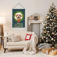 Personalized Garden Flag - Double-Sided Polyester, Custom Photo Design With Pet Dog Or Moose, Perfect For Yard, Lawn, Patio Decor, Pole Not Included, Perfect For Room Decor - Multicolor - View 6