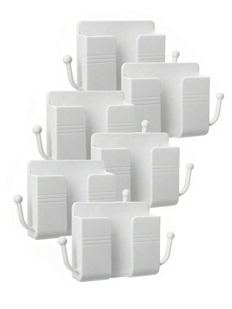 壁挂式手机支架收纳整理架盒，多功能壁挂式床头手机支架，多种颜色可选，兼容 、Android 手机，生日、家庭、朋友手机支架、手机配件礼物 - 彩色 - 查看 15