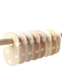 8 piezas/set Divisores de armario para bebé - Separadores de percha de madera de doble cara para organizar la ropa del bebé, organizador de armario para bebé, organización de la guardería para ropa de bebé recién nacido a 2 años, niño y niña, regalo de ducha de bebé, decoraciones para la habitación - Multicolor - Ver 15