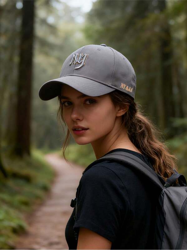 1 Boné de beisebol com logotipo NY bordado para homens e mulheres, chapéu ajustável para pais com proteção solar, boné de caminhoneiro vintage, presente ideal para feriados e aniversários