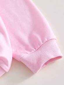 3pcs/Set Young Girl New Autumn/Winter Fashion Casual Girls, Cute Rabbit Print Long Sleeve Sweatshirt