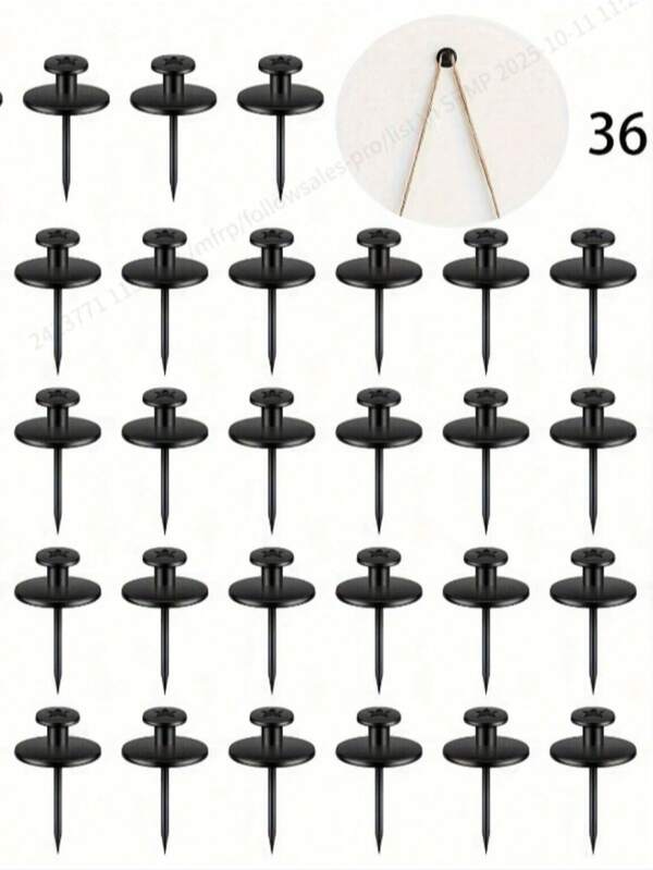 Doppelköpfige Bildaufhänger Nägel, Bildaufhänger Reißnägel für Wanddekoration, Dekorative Nägel und Stifte zum Aufhängen von Fotos, Reißzwecken, Daumenspitzen und Aufhängehaken für Heim- und Bürodekoration