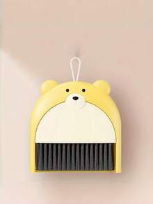 1pc Cute Mini Broom And Dustpan Set With Keyboard Cleaning Brush - Perfect For Desktops, Tabletops And Small Spaces