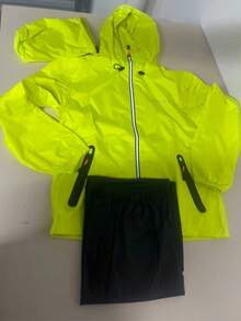 Waterproof Rain Jacket] Waterproof Lightweight Hooded Windbreaker - Women's Packable Active Outdoor Raincoat Jacket