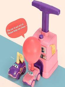 Children's Balloon Car Launcher Set, Indoor Parent-Child Interactive Balloon Powered Toy STEM Educational Toy, Suitable For Boys And Girls Aged 3-12+ As Birthday Gift, Party Favor - Multicolor - View 4