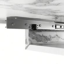 Dining Tables - White + MDF + Metal - View 9